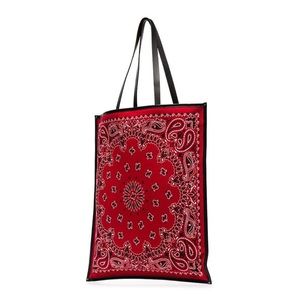 Saint Laurent Bandana Red Flat Shopping Tote Bag. In pristine condition.